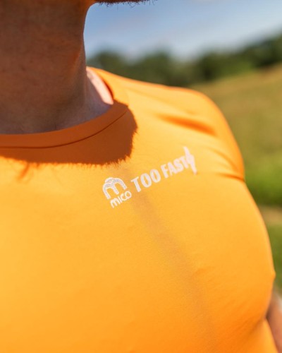 TooBasic Maglia allenamento a attività sportive Uomo Second Skin Light Orange