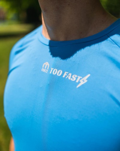 TooBasic Maglia allenamento a attività sportive Uomo Second Skin Grecian Blue